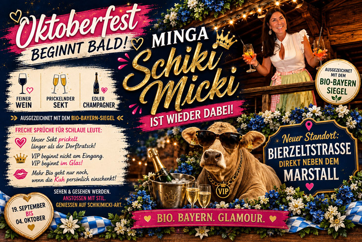 Zum M&uuml;nchner Kindl - Wein, Sekt & Co. in der Wirtsbudenstra&szlig;e neben dem Marstall Festzelt (&copy;Foto: Martin Schmitz)